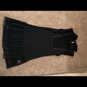 Free People black sheer top